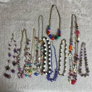 Colorful Assorted Women's Beaded Necklace Set - Multi-Color